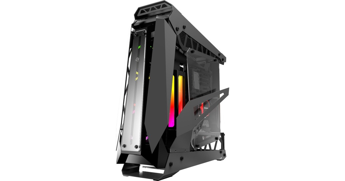 RAIJINTEK NYX PRO Titan, Bench/Show-Gehäuse(titan, Tempered Glass)