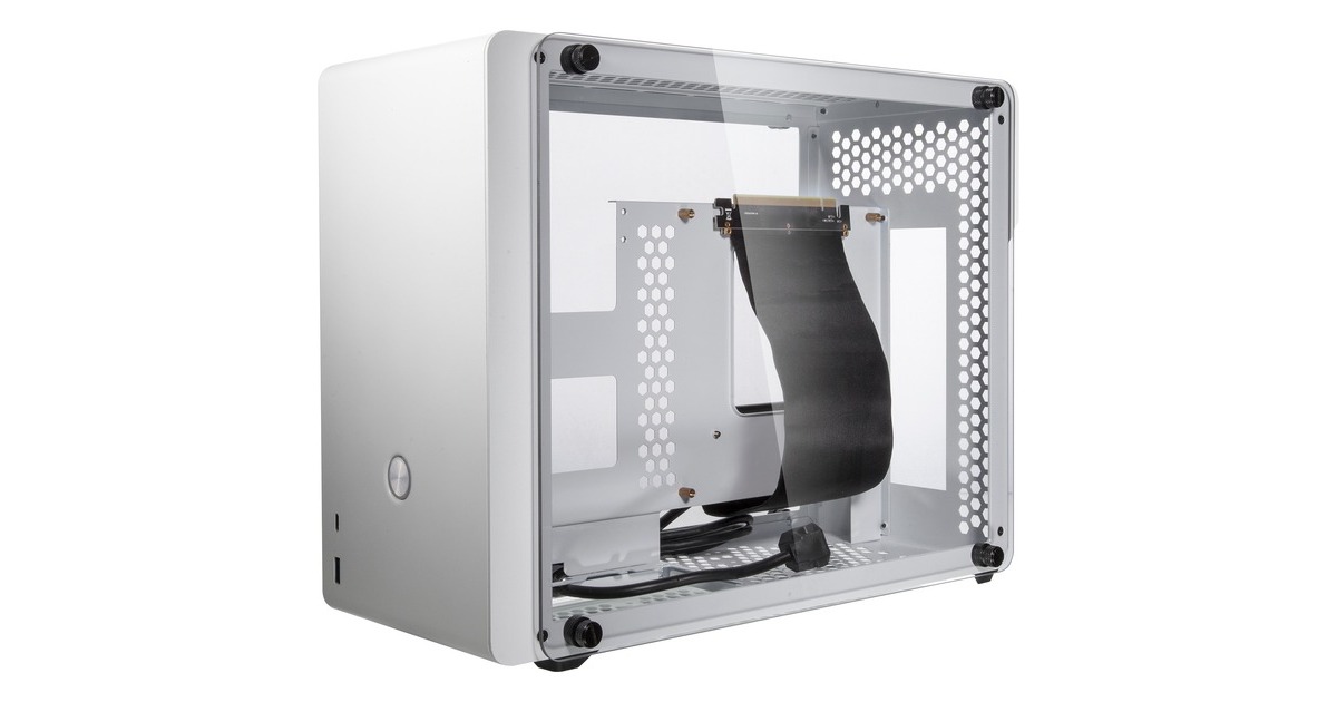 RAIJINTEK OPHION EVO WHITE, Tower-Gehäuse(weiß, Tempered Glass)
