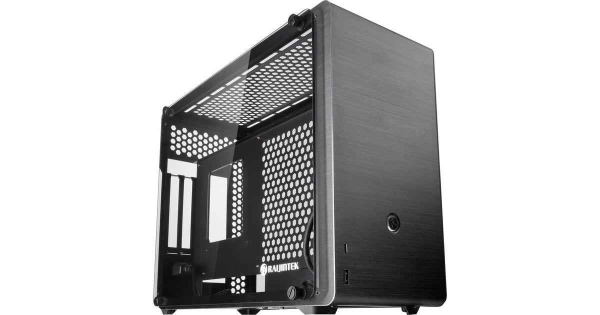 RAIJINTEK OPHION EVO, Tower-Gehäuse(schwarz, Tempered Glass)