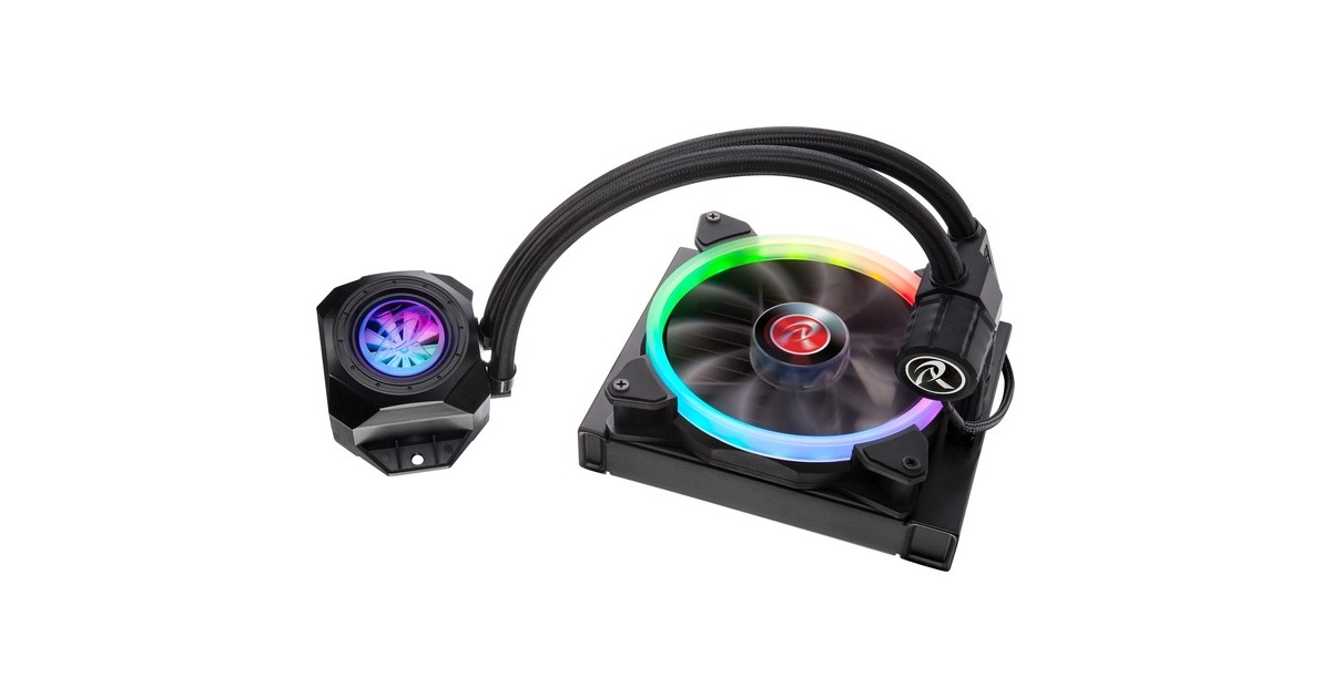 RAIJINTEK ORCUS 140 RBW 140mm, Wasserkühlung(schwarz, nachfüllbar)