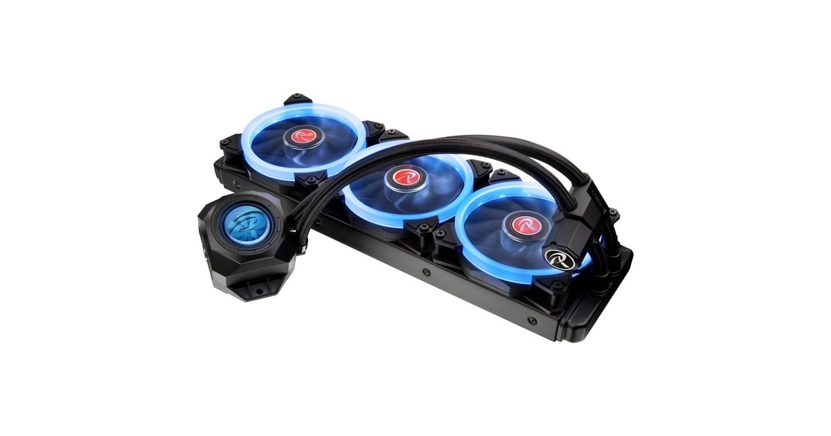 RAIJINTEK ORCUS 360 RBW 360mm, Wasserkühlung(schwarz, nachfüllbar)