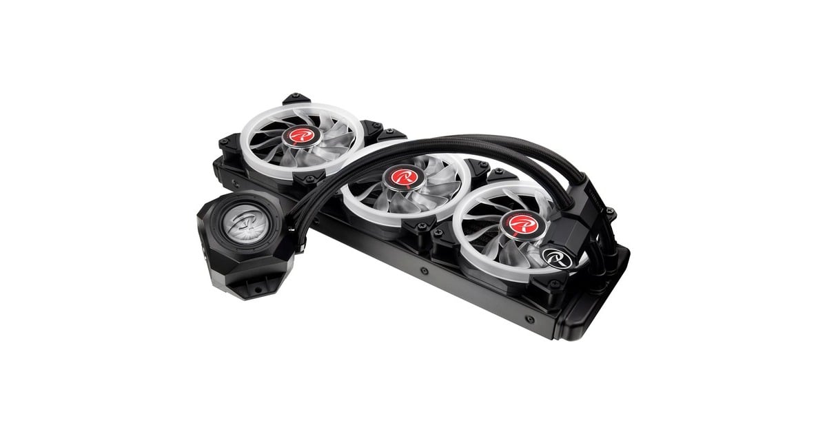 RAIJINTEK ORCUS 360 RBW 360mm, Wasserkühlung(schwarz, nachfüllbar)