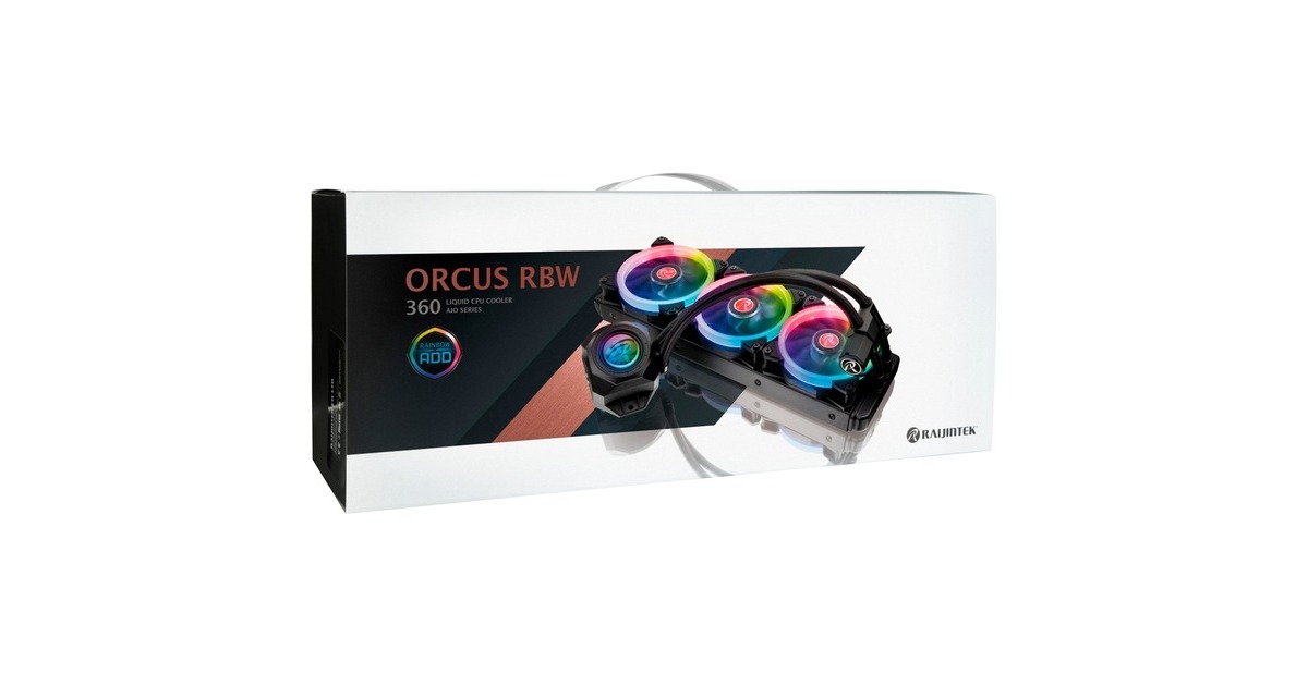 RAIJINTEK ORCUS 360 RBW 360mm, Wasserkühlung(schwarz, nachfüllbar, Outlet) RAIJINTEK ORCUS 360 RBW 360mm, Wasserkühlung(schwarz, nachfüllbar, Outlet)
