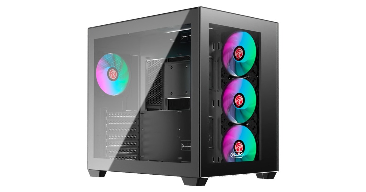 RAIJINTEK PAEAN C7 TG4 , Tower-Gehäuse(schwarz)
