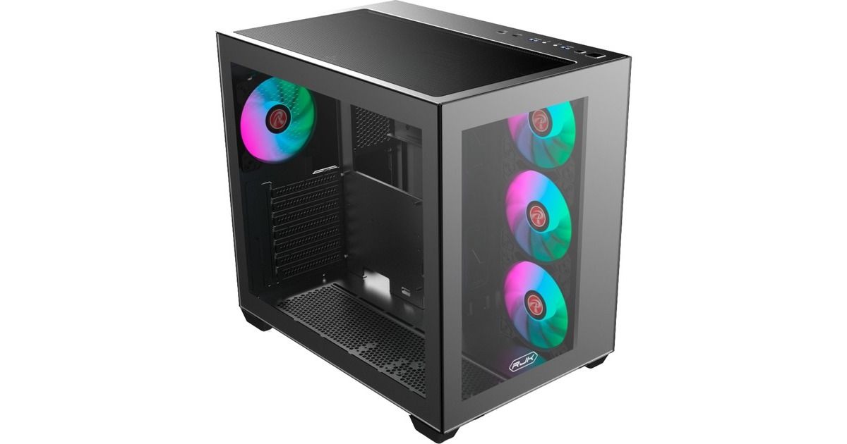 RAIJINTEK PAEAN C7 TG4 , Tower-Gehäuse(schwarz)