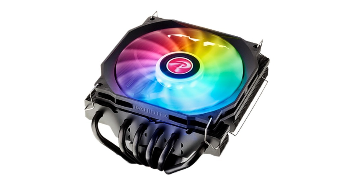 RAIJINTEK PALLAS 120 ARGB, CPU-Kühler(schwarz, Outlet)