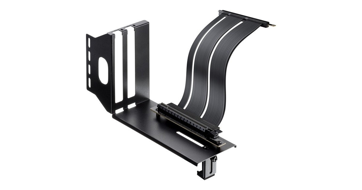 RAIJINTEK PAXX G4 Cable, Gen 4.0 Riser Kabel, Verlängerungskabel(schwarz, 20cm)