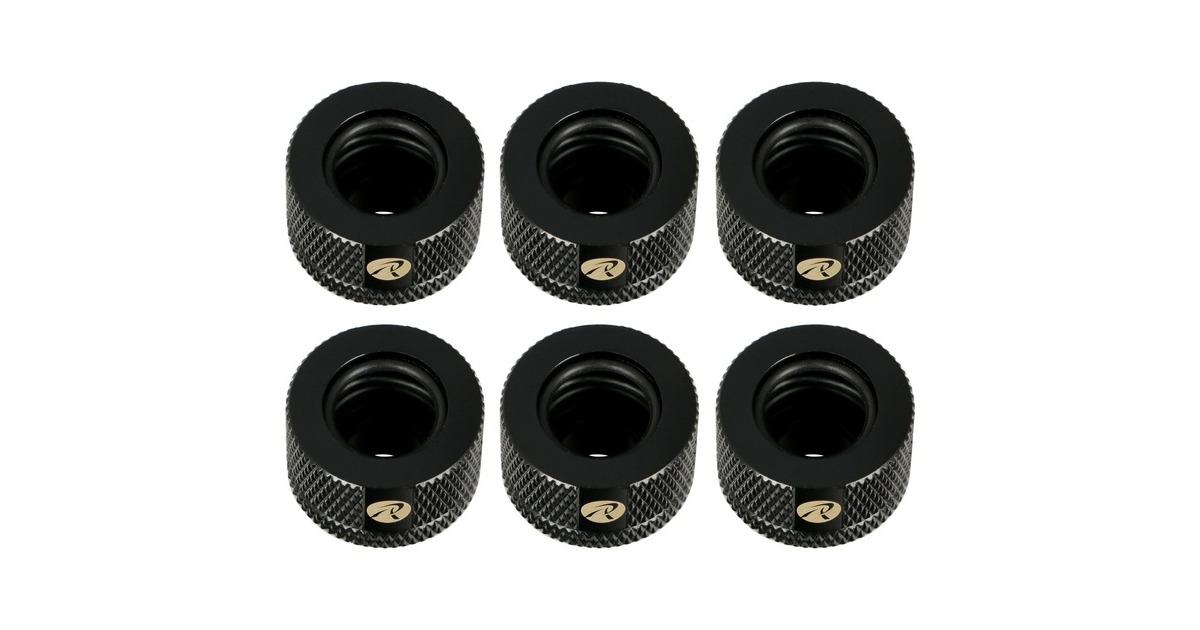 RAIJINTEK PELIAS BLACK - D141806, Verbindung(schwarz, 6 Stück)