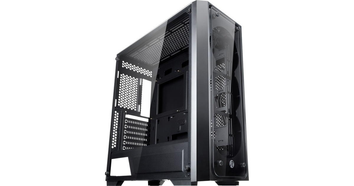 RAIJINTEK PONOS TG4, Tower-Gehäuse(schwarz, Tempered Glass Version)