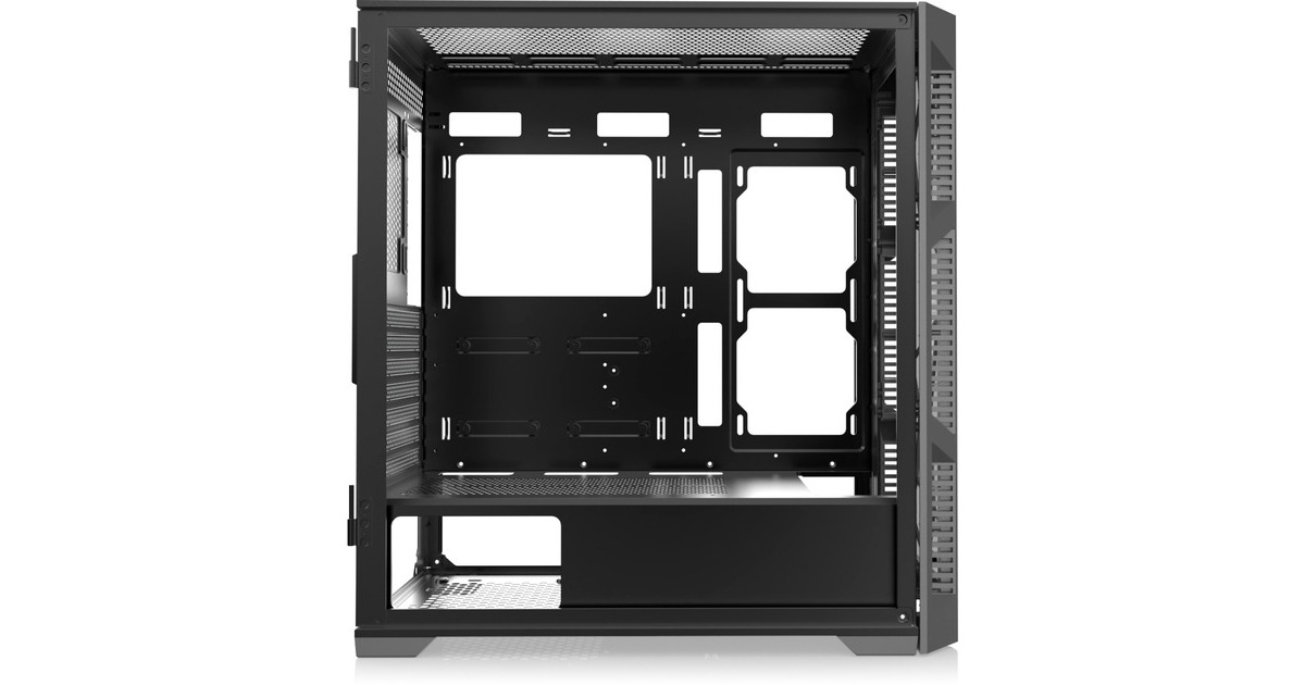 RAIJINTEK PONOS ULTRA MS4, Tower-Gehäuse(schwarz, Seitenteil aus Tempered Glass)