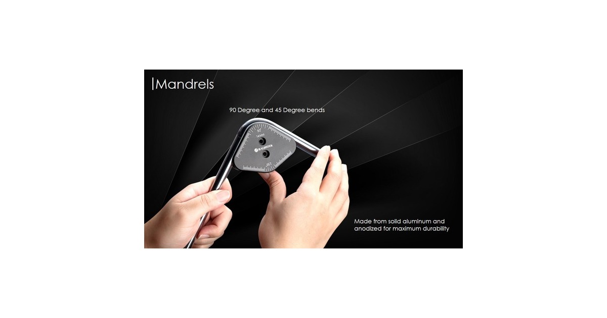 RAIJINTEK RAI-BT - Bending Kit für 14mm Tubes, Rohrbieger(schwarz/rot, 6-teiliges Set)