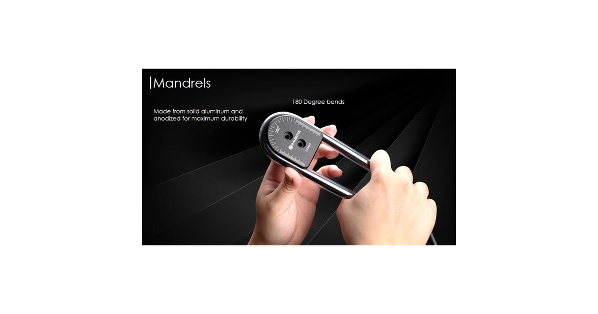 RAIJINTEK RAI-BT - Bending Kit für 14mm Tubes, Rohrbieger(schwarz/rot, 6-teiliges Set)