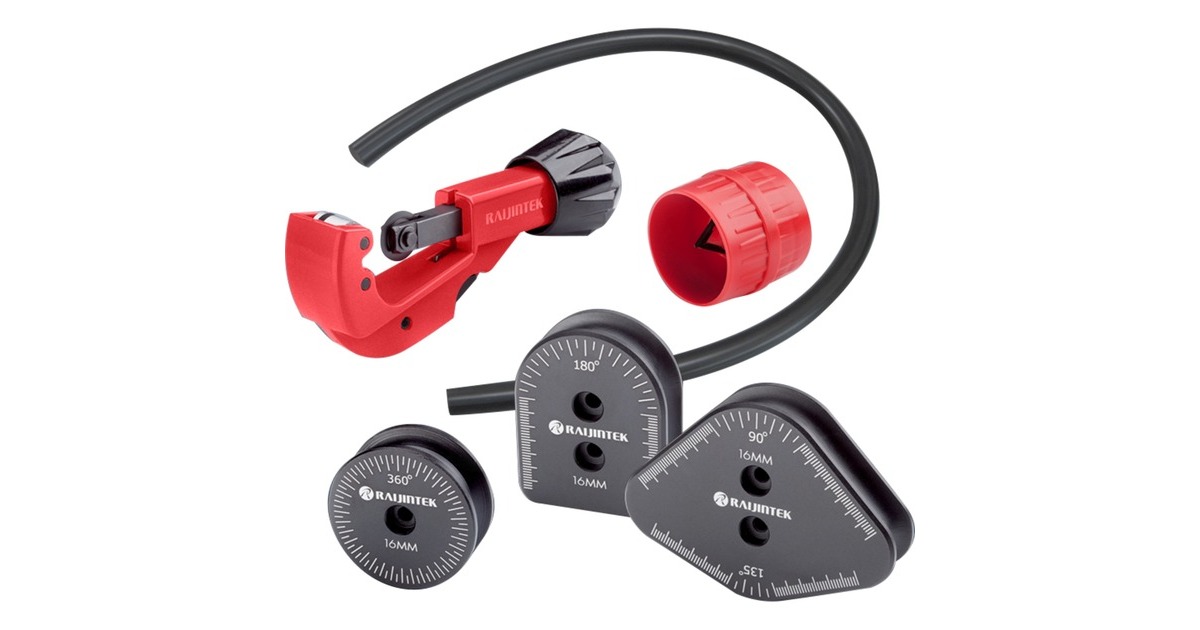 RAIJINTEK RAI-BT - Bending Kit für 16mm Tubes, Rohrbieger(schwarz/rot, 6-teiliges Set)
