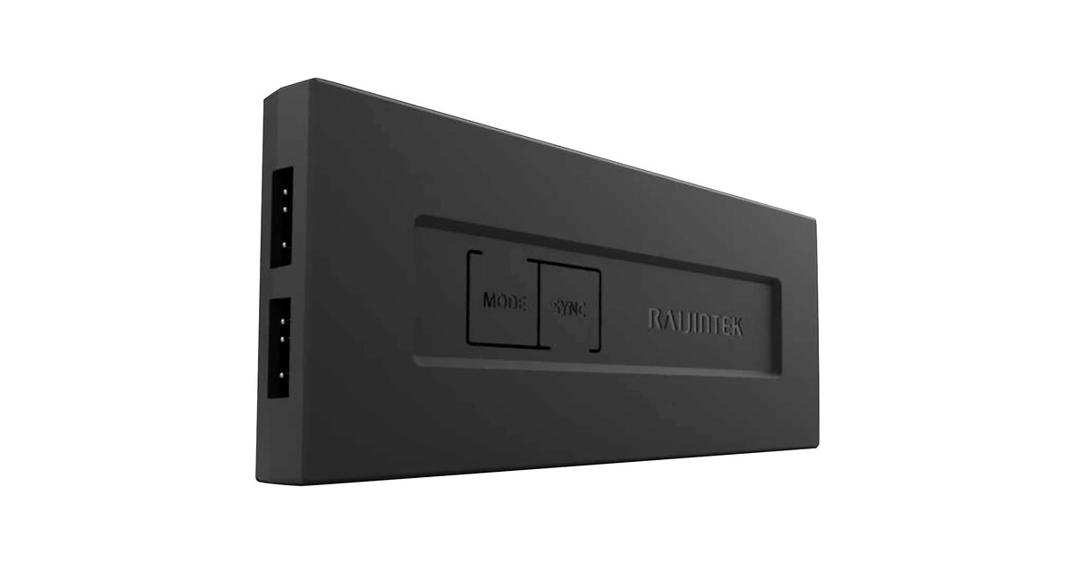 RAIJINTEK RJK 5V DRGB-PWM Control Hub , Lüftersteuerung(schwarz)
