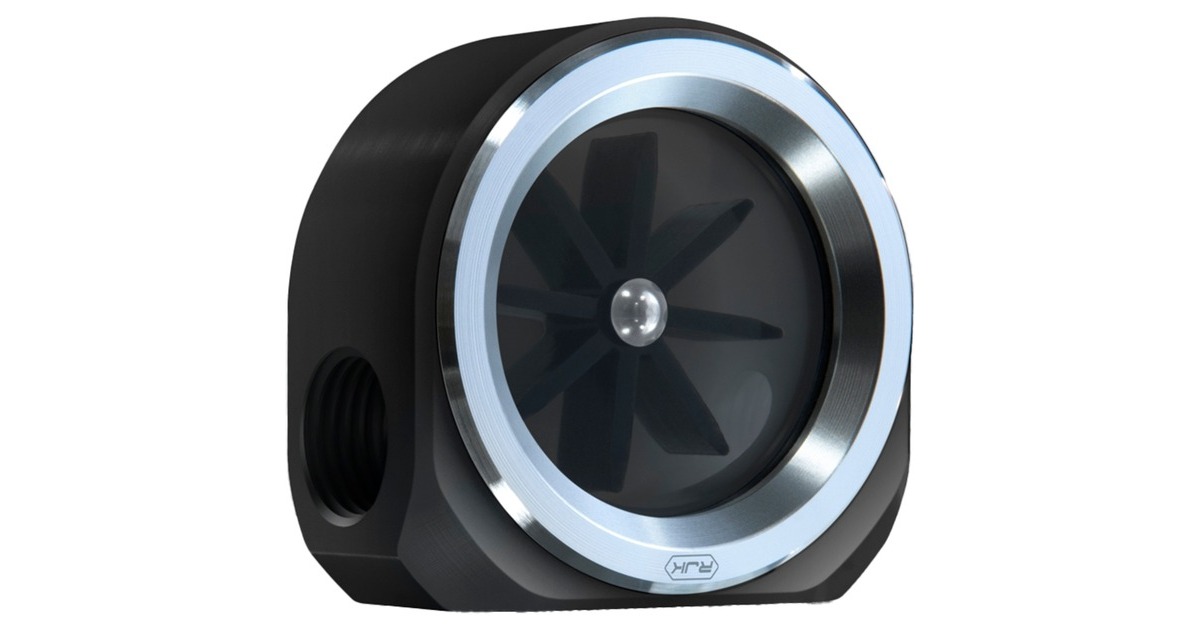 RAIJINTEK RJK - FLOW METER BLACK, Durchflussanzeiger(schwarz)