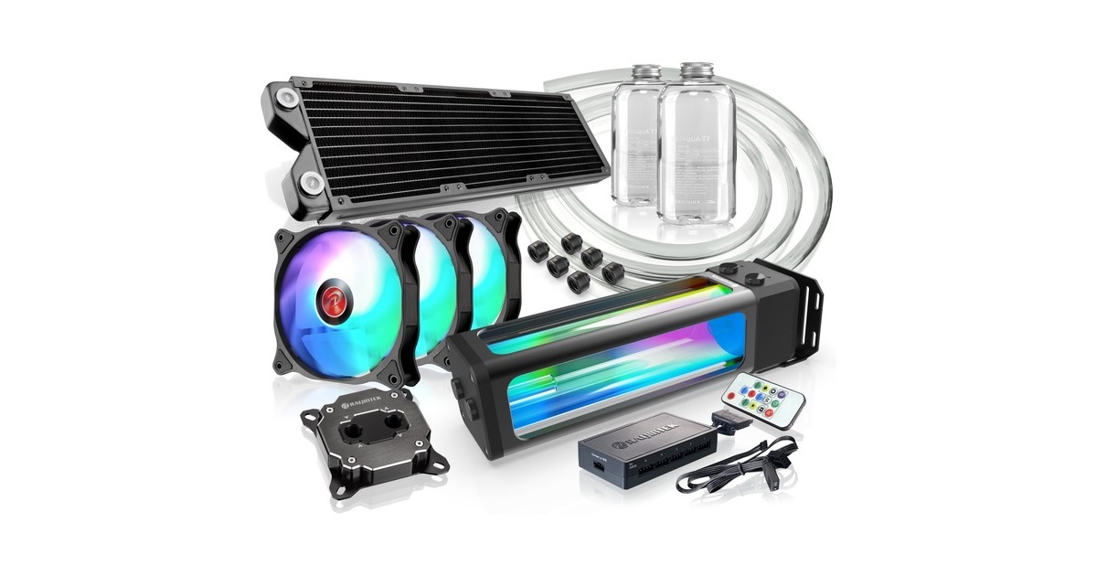 RAIJINTEK SCYLLA ELITE CA360 360mm, Wasserkühlung(schwarz, DiY-Kit) RAIJINTEK SCYLLA ELITE CA360 360mm, Wasserkühlung(schwarz, DiY-Kit)