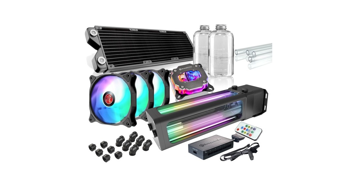 RAIJINTEK SCYLLA PRO CA360 360mm, Wasserkühlung(schwarz, DiY-Kit) RAIJINTEK SCYLLA PRO CA360 360mm, Wasserkühlung(schwarz, DiY-Kit)