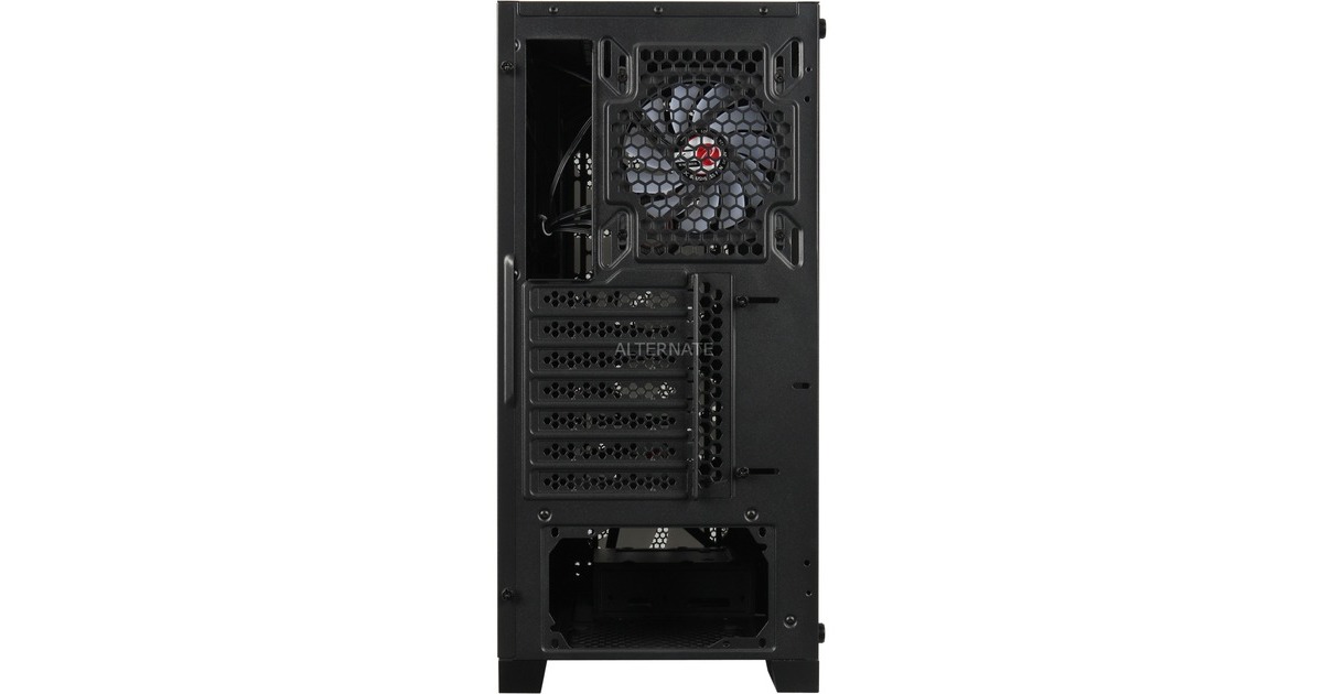 RAIJINTEK SILENOS MS PRO, Tower-Gehäuse(schwarz, Version mit ARGB-Lüfter, Tempered Glass)