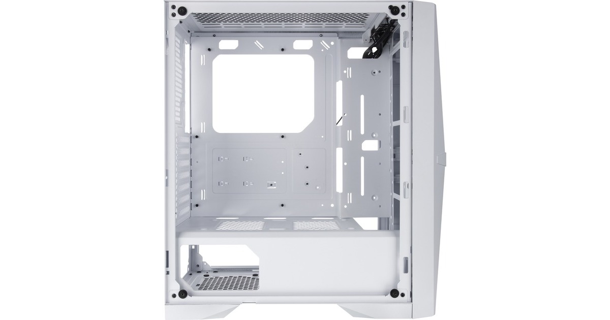 RAIJINTEK SILENOS MS PRO, Tower-Gehäuse(weiß, Version mit ARGB-Lüfter, Tempered Glass)