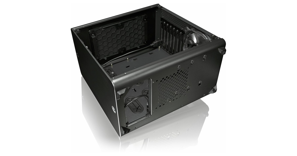 RAIJINTEK THETIS BLACK WINDOW, Tower-Gehäuse(schwarz, Tempered Glass)