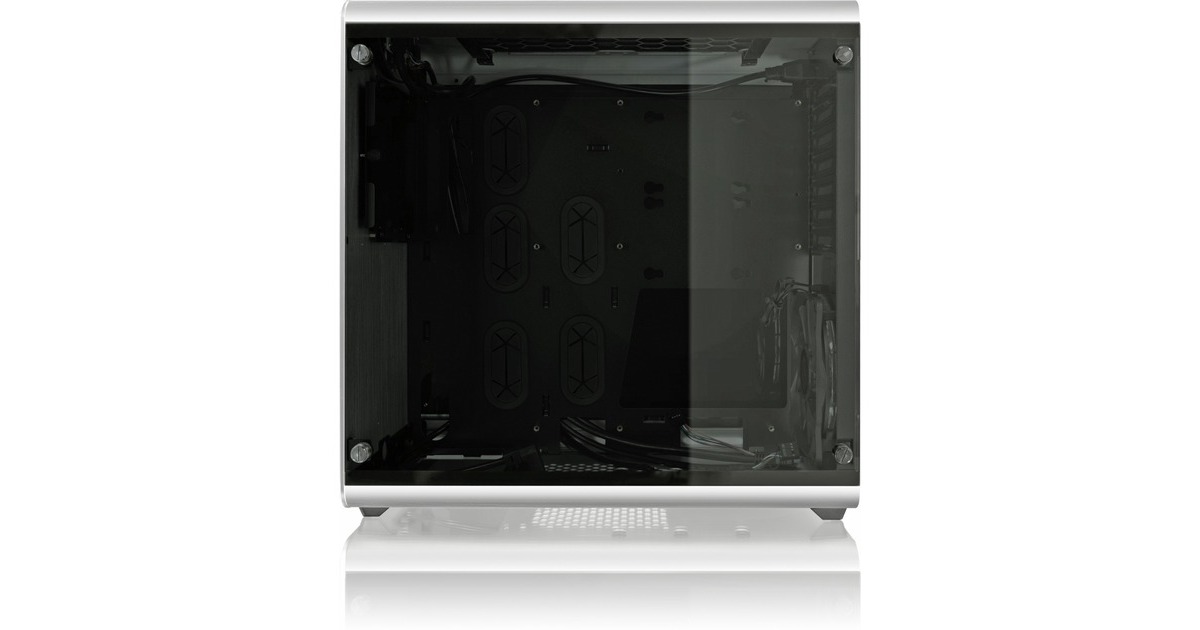 RAIJINTEK THETIS SILVER WINDOW, Tower-Gehäuse(silber, Tempered Glass)