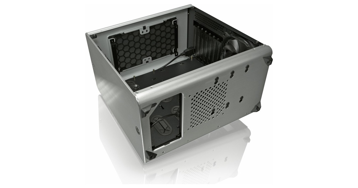 RAIJINTEK THETIS SILVER WINDOW, Tower-Gehäuse(silber, Tempered Glass)