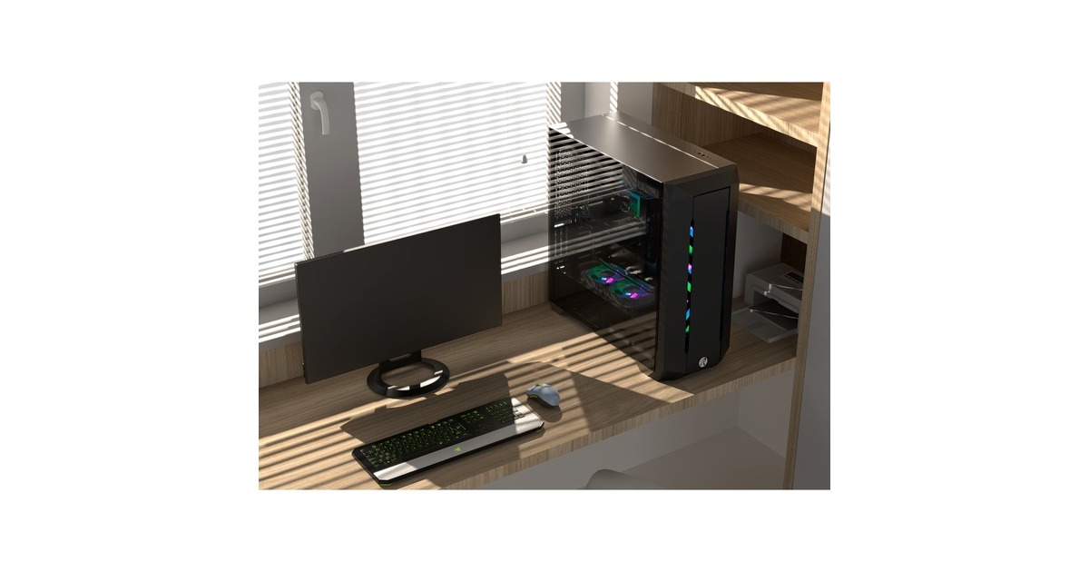 RAIJINTEK Zofos Ultra, Big-Tower-Gehäuse(schwarz/schwarz (matt))