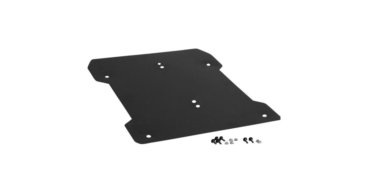 RaceRoom Adapterplatte für Pedalerie, Befestigung/Montage(schwarz)