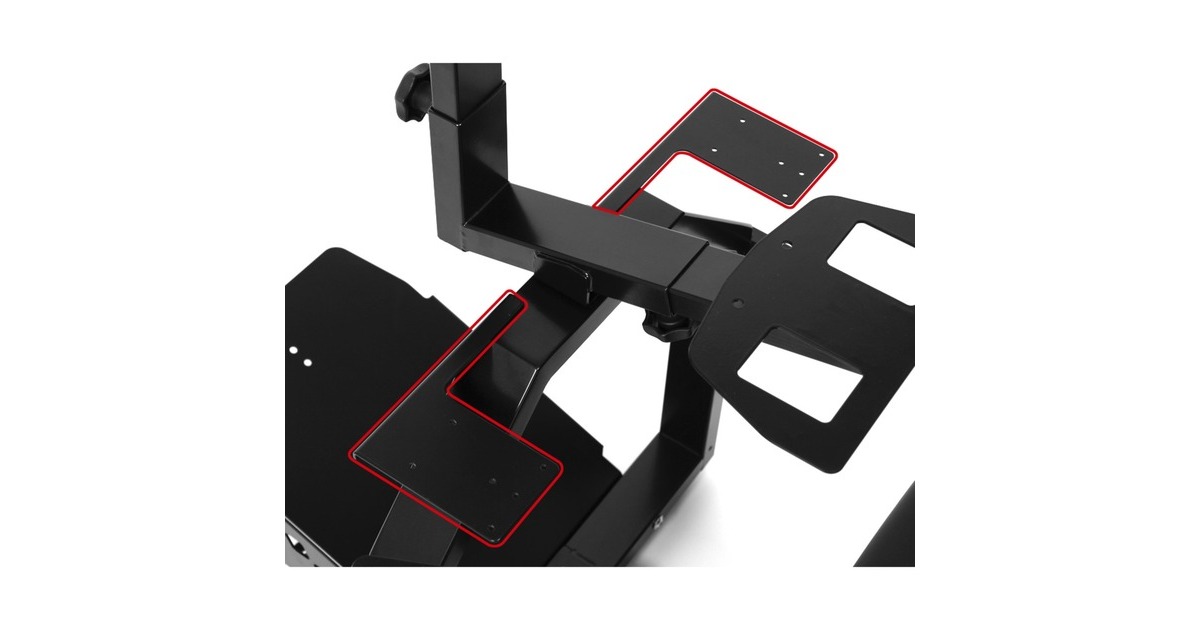 RaceRoom Lautsprecher Halter 5.1 für RR Home Simulator, Halterung(schwarz)