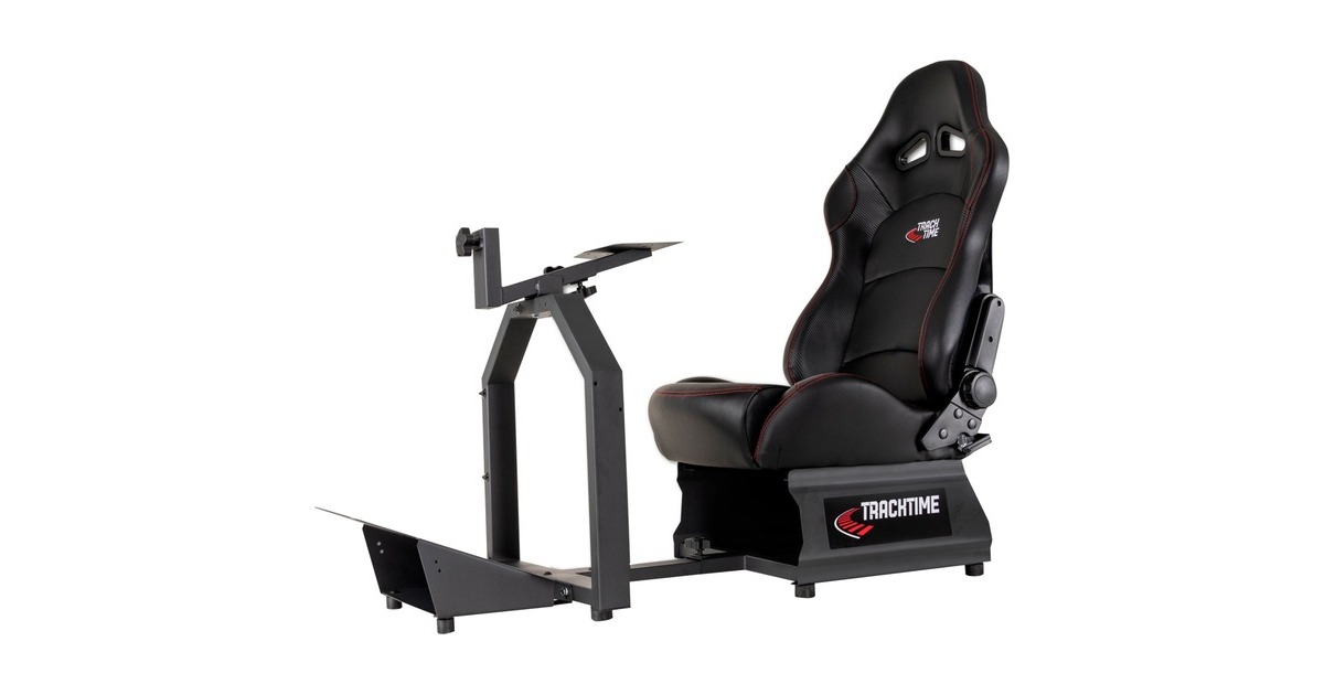 RaceRoom TracKTime Game Seat TT3033, Sim Rig(schwarz)