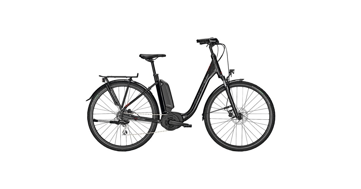 Raleigh STOKER LTD, Pedelec(schwarz (glänzend)/rot, 28", 60 cm Rahmen)