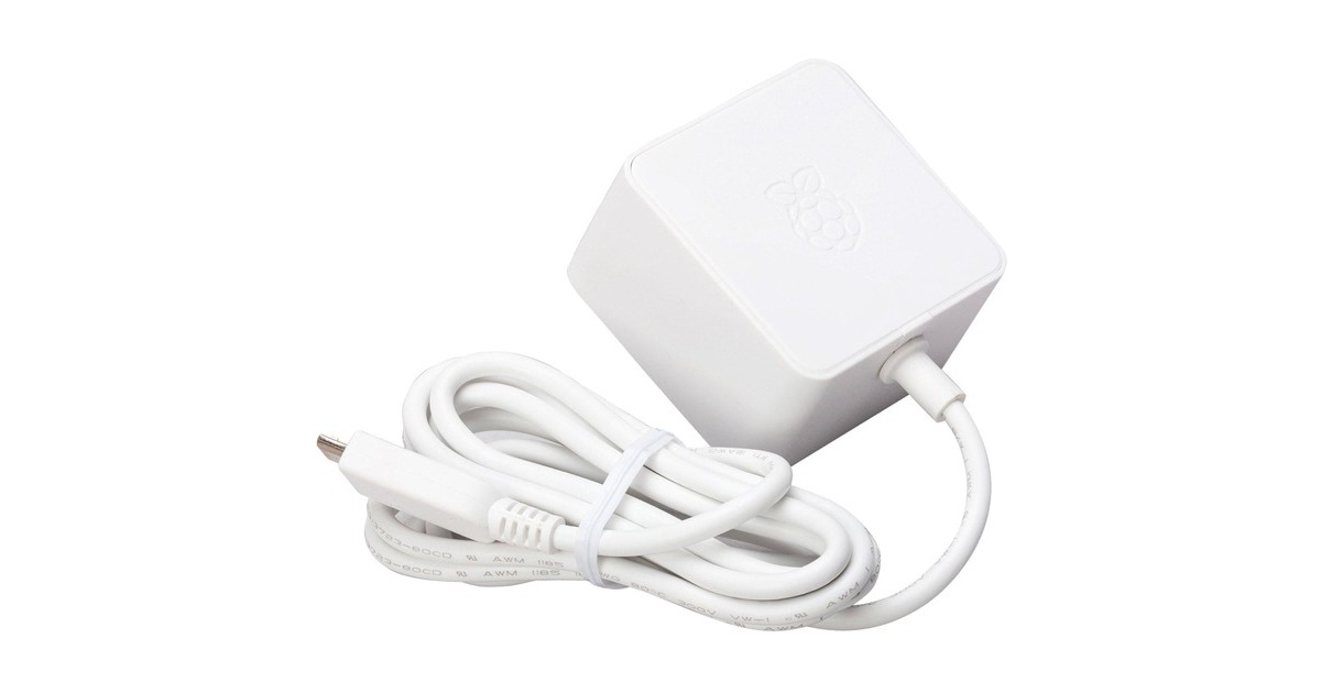 Raspberry Pi Foundation Offizielles Raspberry Netzteil PI 3, Stromversorgung(weiß)
