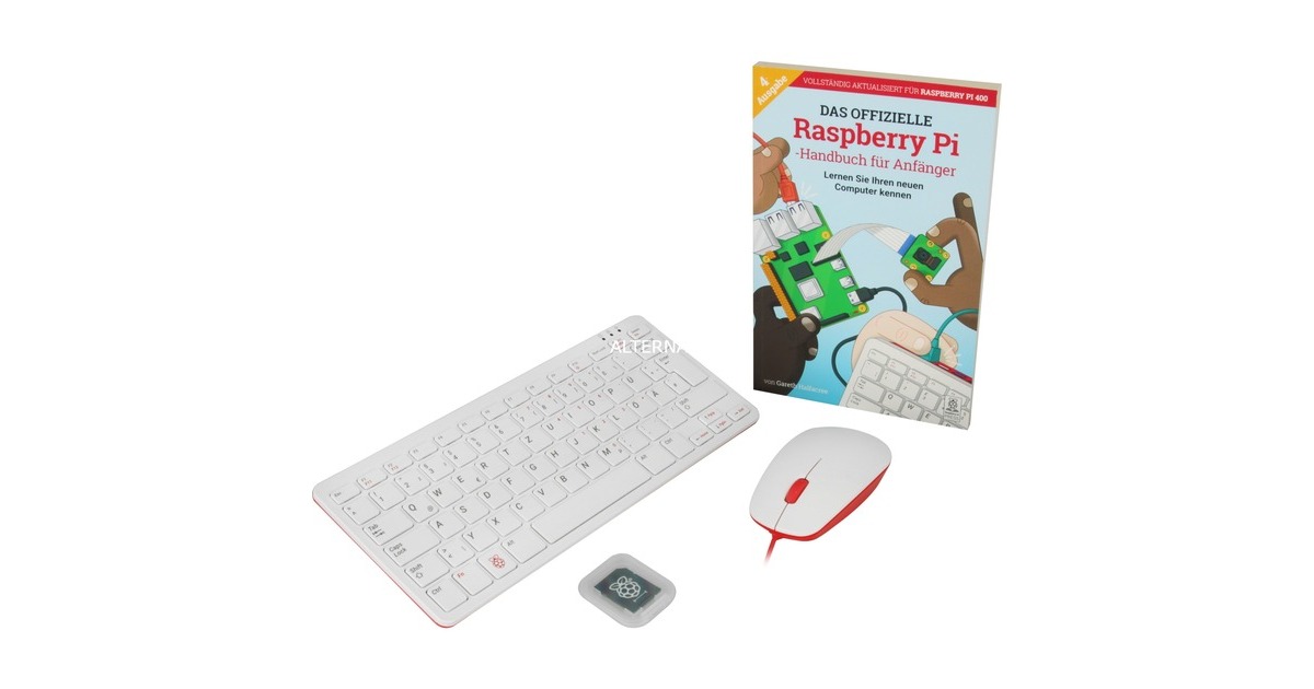 Raspberry Pi Foundation Raspberry Pi 400 Kit, Mini-PC(weiß/pink)