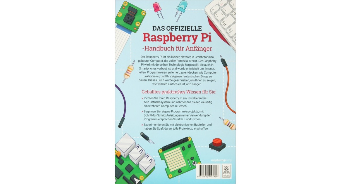 Raspberry Pi Foundation Raspberry Pi 400 Kit, Mini-PC(weiß/pink)