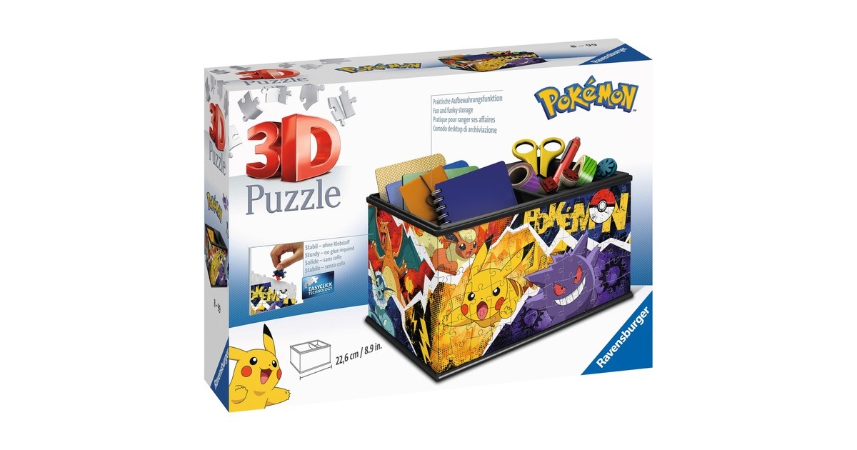 Ravensburger 3D Puzzle Aufbewahrungsbox Pokèmon(mehrfarbig)