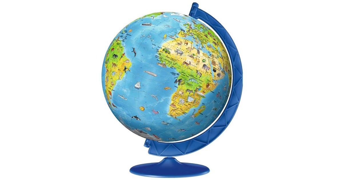 Ravensburger 3D Puzzle-Ball Kinderglobus in deutscher Sprache