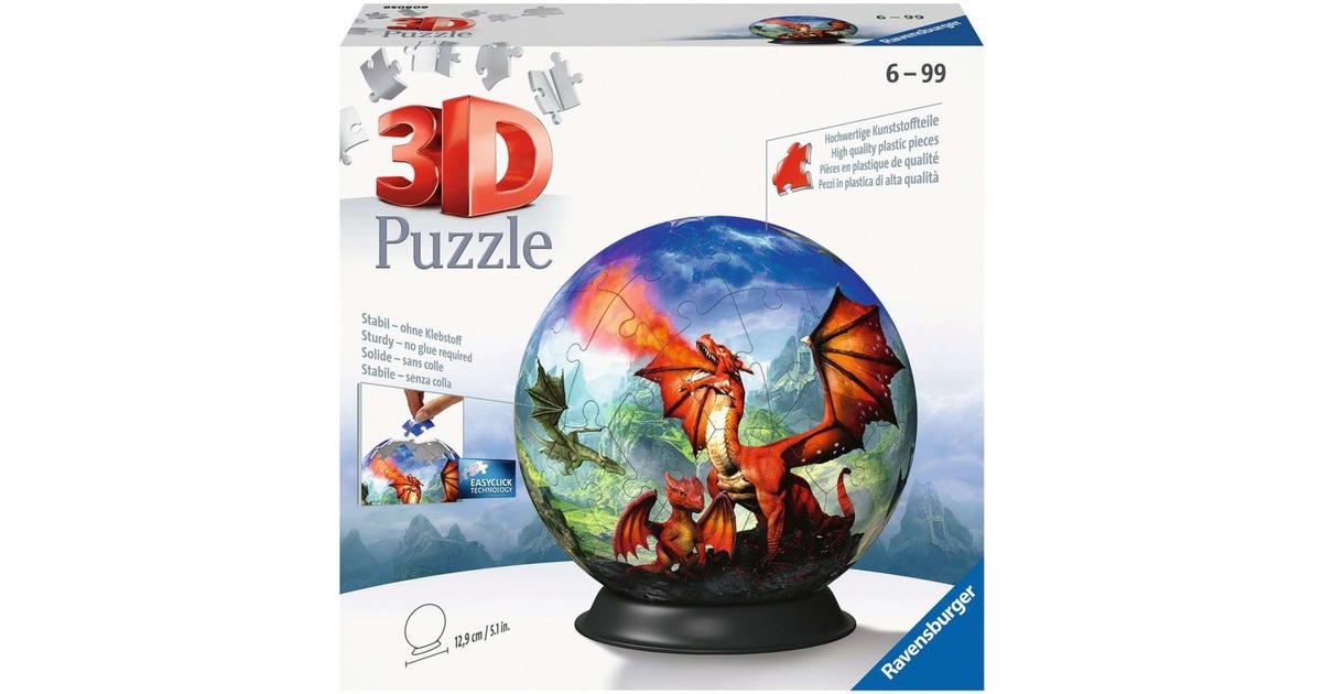 Ravensburger 3D Puzzle-Ball Mystische Drachen