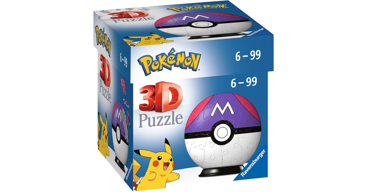 Ravensburger 3D Puzzle-Ball Pokémon Meisterball