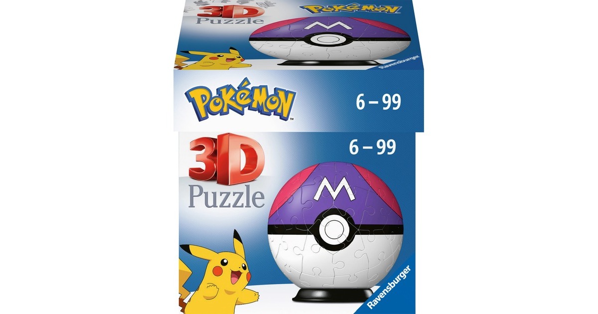 Ravensburger 3D Puzzle-Ball Pokémon Meisterball