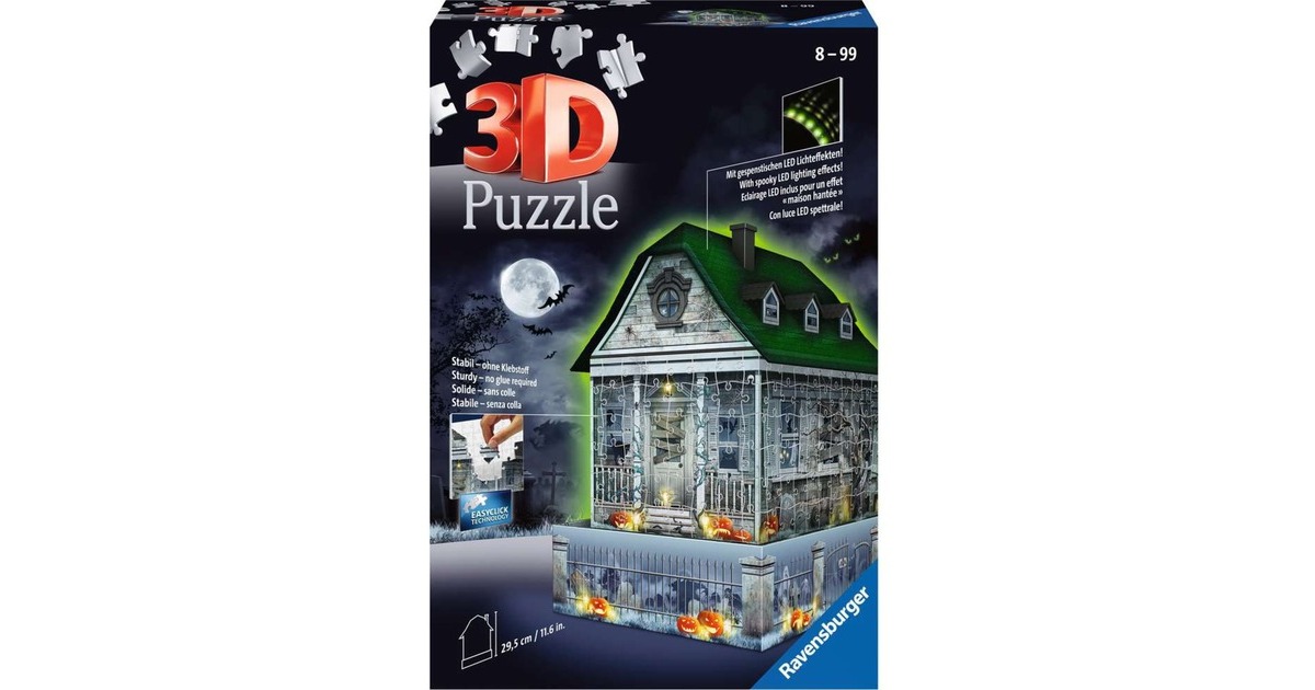 Ravensburger 3D Puzzle Gruselhaus bei Nacht