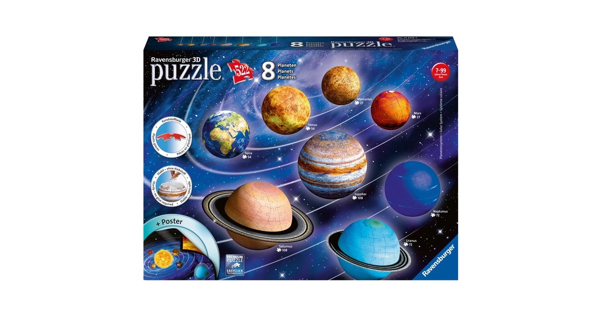Ravensburger 3D-Puzzle Planetensystem