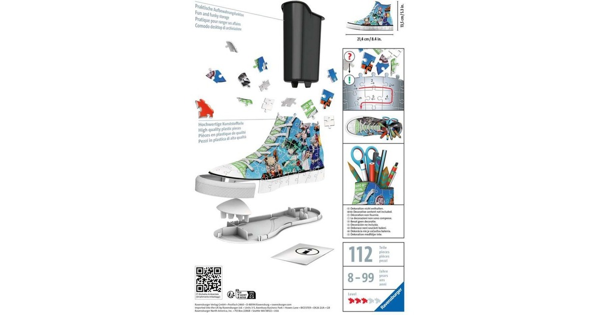 Ravensburger 3D Puzzle Sneaker My Hero Academia