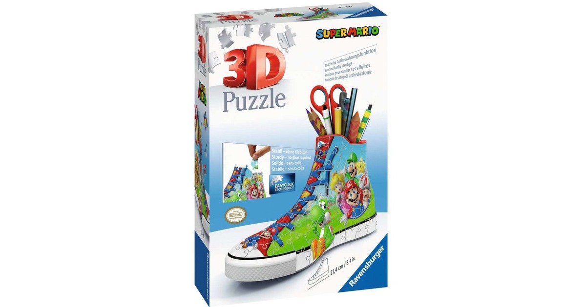 Ravensburger 3D Puzzle Sneaker Super Mario
