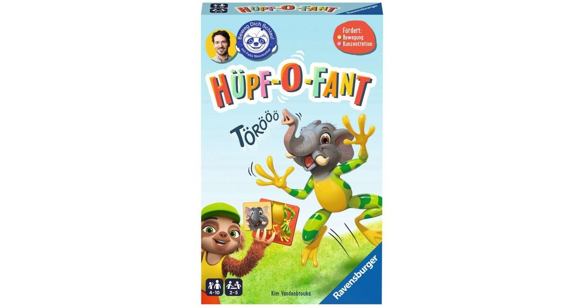 Ravensburger Beweg dich schlau! Hüpf-O-Fant, Geschicklichkeitsspiel