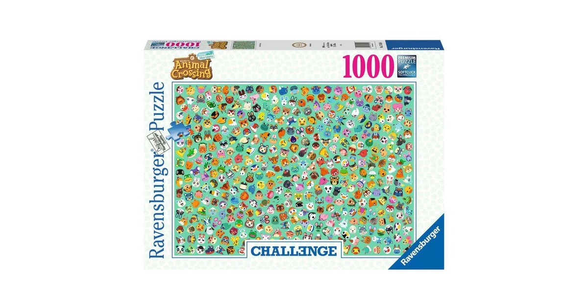 Ravensburger Challenge Puzzle Animal Crossing(1000 Teile)