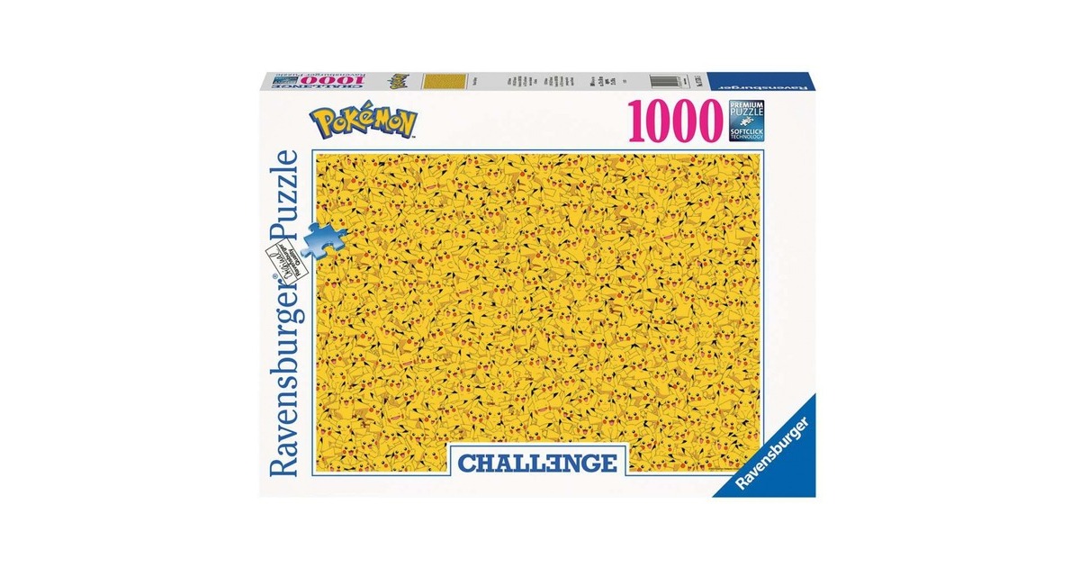 Ravensburger Challenge Puzzle Pikachu(1000 Teile)