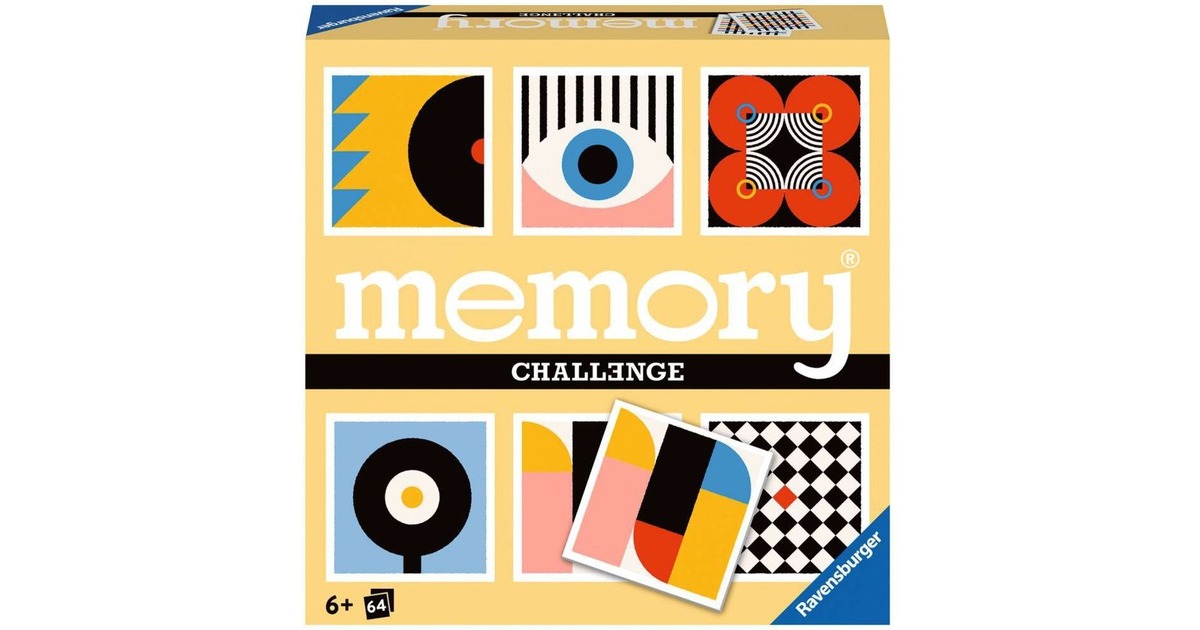 Ravensburger Challenge memory - Verrückte Muster, Gedächtnisspiel