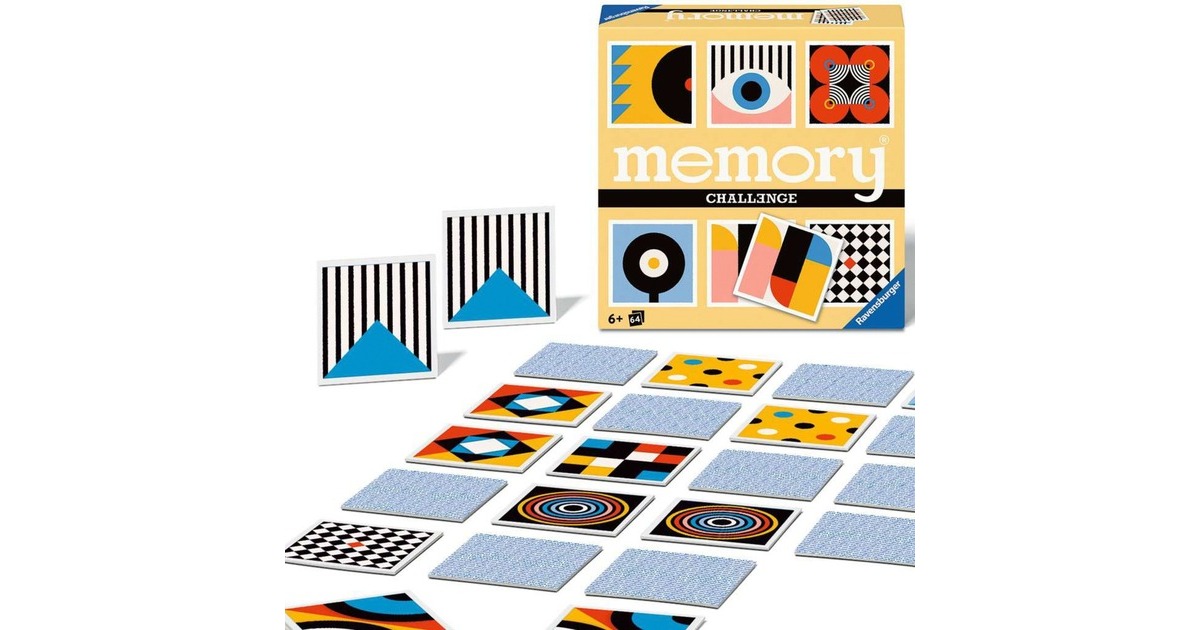 Ravensburger Challenge memory - Verrückte Muster, Gedächtnisspiel