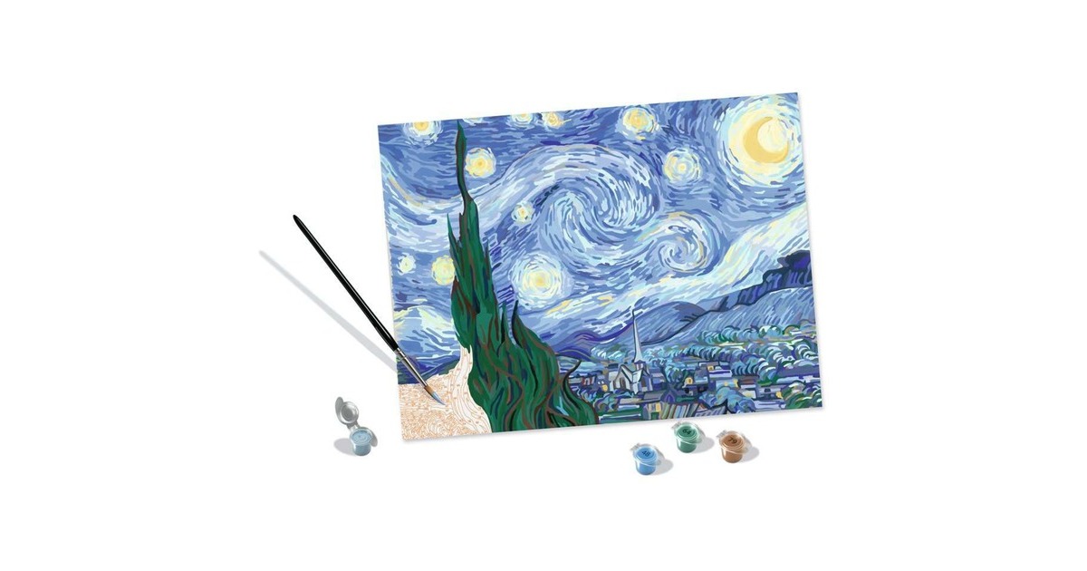 Ravensburger CreArt ART Collection - Starry Night (Van Gogh), Malen