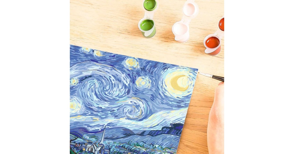 Ravensburger CreArt ART Collection - Starry Night (Van Gogh), Malen